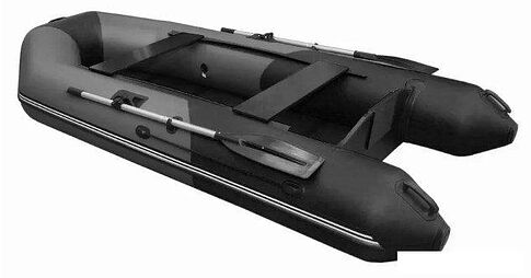 Моторно-гребная лодка Муссон 3000 С (серый/черный)