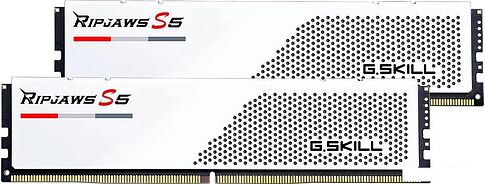Оперативная память G.Skill Ripjaws S5 2x16ГБ DDR5 5600 МГц F5-5600J4040C16GX2-RS5W Оперативная память G.Skill Ripjaws S5 2x16ГБ DDR5 5600 МГц F5-5600J4040C16GX2-RS5W