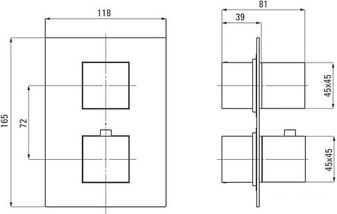 Душевая система  Deante BXYSX44T-2