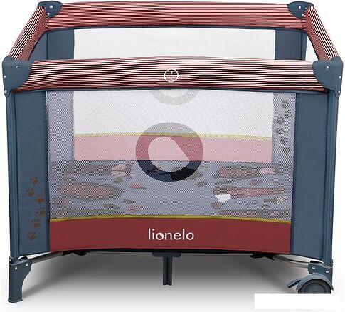 Игровой манеж Lionelo Sofie (синий/красный)