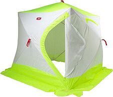 Палатка для зимней рыбалки Медведь Куб-3 зимняя с полом Оксфорд 210 и накидкой