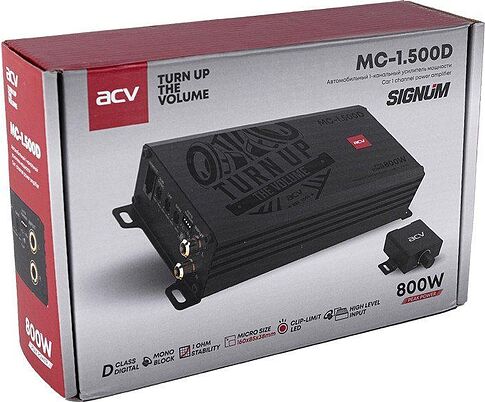 Автомобильный усилитель ACV MC-1.500D
