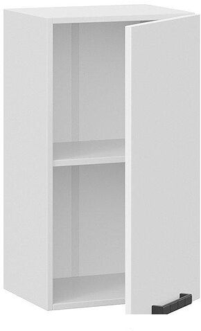 Шкаф навесной Трия Детройт 1В4 исп. 2 (белый/белый глянец)