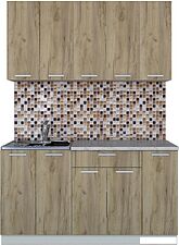 Кухня Интерлиния Мила Лайт 1.5 (дуб золотой)