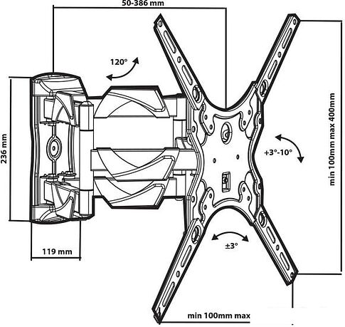 Кронштейн Tuarex OLIMP-405