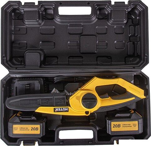 Аккумуляторная пила Huter ELS-20/8-Li-2К-BL 70/10/40 (с 2-мя АКБ)