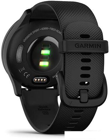 Умные часы Garmin Vivomove Sport (черный/черный сланцевый)