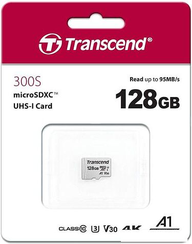 Карта памяти Transcend microSDXC 300S 128GB