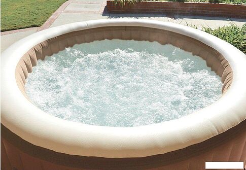 Надувной бассейн Intex Pure Spa Bubble Massage 28428 (216x71) с джакузи