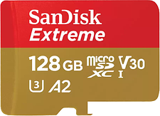 Карта памяти SanDisk Extreme SDSQXAA-128G-GN6MA microSDXC 128GB Карта памяти SanDisk Extreme SDSQXAA-128G-GN6MA microSDXC 128GB