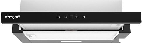 Кухонная вытяжка Weissgauff TEL 600 2M Touch Black Glass