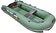 Моторно-гребная лодка Муссон 2900 НД (зеленый)