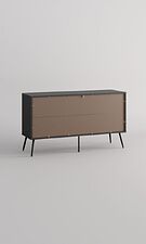 Тумба Arvento Rondo 3D (графит/дарк грей)