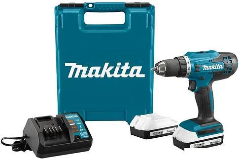 Дрель-шуруповерт Makita DF488DWAE (с 2-мя АКБ, кейс)