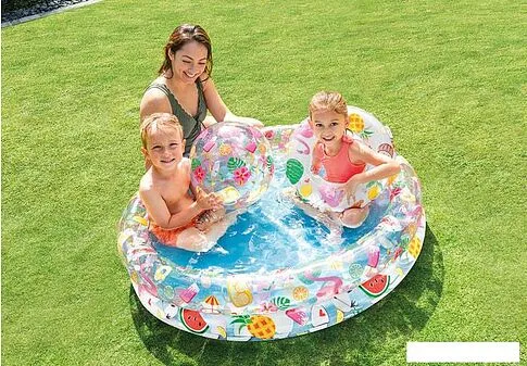 Надувной бассейн Intex Фрукты (122x25)