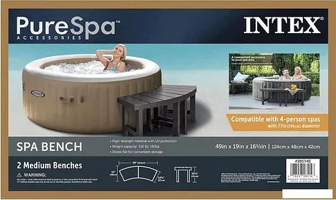 Аксессуары для бассейнов Intex Скамейка для бассейна-джакузи 28514
