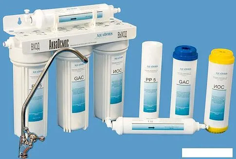 Стационарная система "под мойкой" АкваОсмос АО 4 С