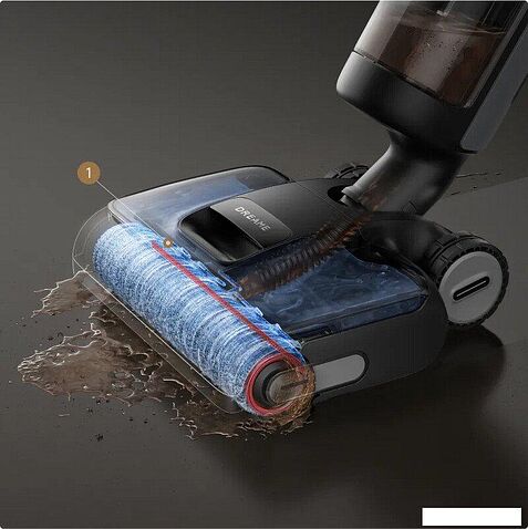 Вертикальный моющий пылесос Dreame H15 Pro Wet and Dry Vacuum Cleaner HHR46A (евровилка)