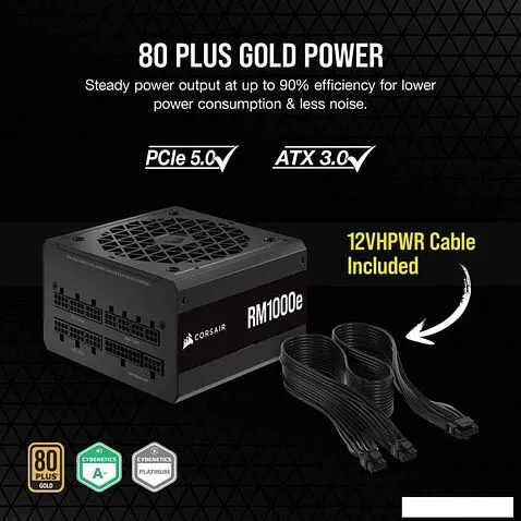 Блок питания Corsair RM1000e CP-9020264-EU