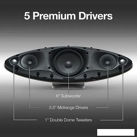 Беспроводная аудиосистема Bowers & Wilkins Zeppelin 2021 (серый)