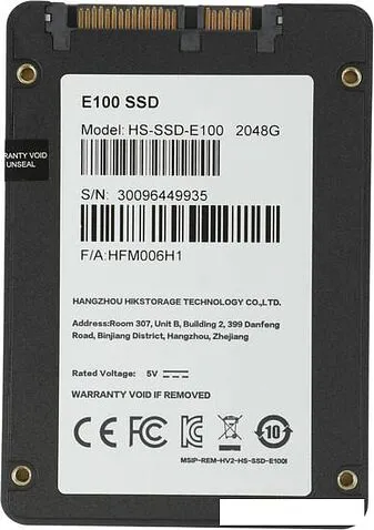 SSD Hikvision E100 2048GB HS-SSD-E100/2048G
