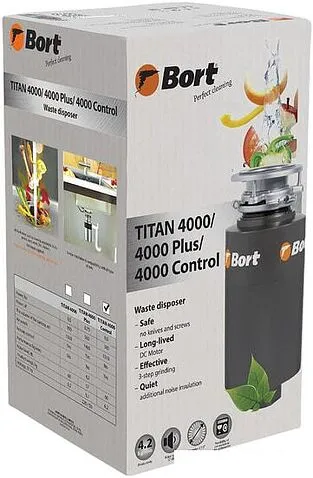 Измельчитель пищевых отходов Bort Titan 4000 (Control)