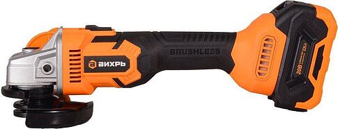 Угловая шлифмашина Вихрь АУШМ-125/20Li (с 1-им АКБ, кейс)