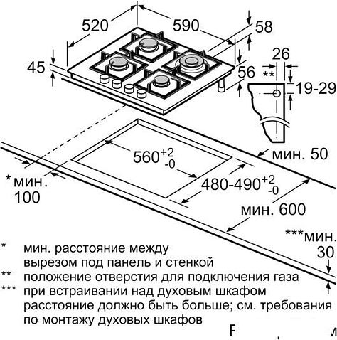 Варочная панель Bosch PPH6A6B20