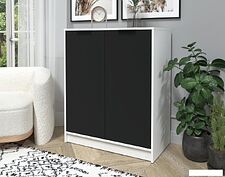 Тумба Интерлиния Концепт КТ-Т84 (черный/белый платинум)