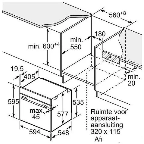 Электрический духовой шкаф Bosch Serie 8 HBG855TC0