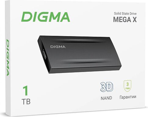 Внешний накопитель Digma MEGA X DGSM8001T2MGG 1TB