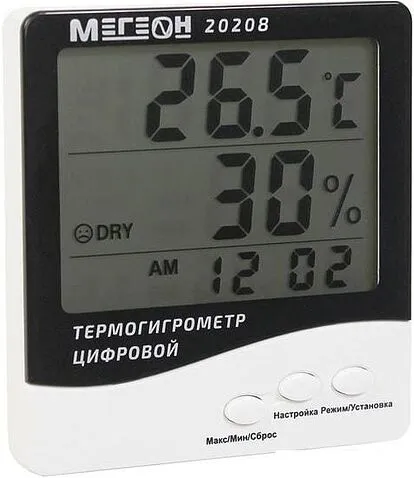 Термогигрометр Мегеон 20208