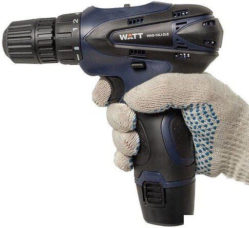 Шуруповерт WATT WAS-12Li-2 LE 1.012.020.00 (с 2-мя АКБ, кейс)