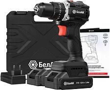 Ударная дрель-шуруповерт БелАК БАК.53315 (с 2-мя АКБ, кейс)