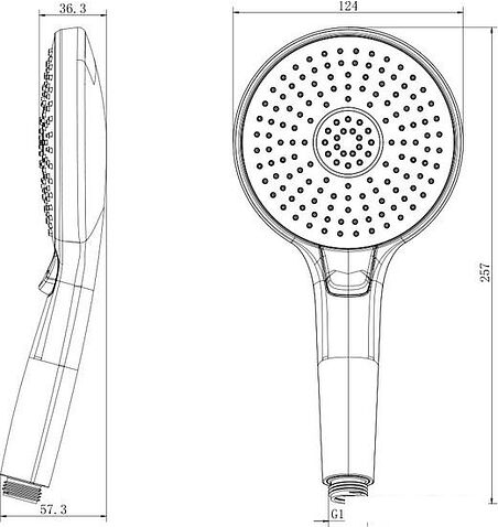 Душевая лейка Lemark LM8117C