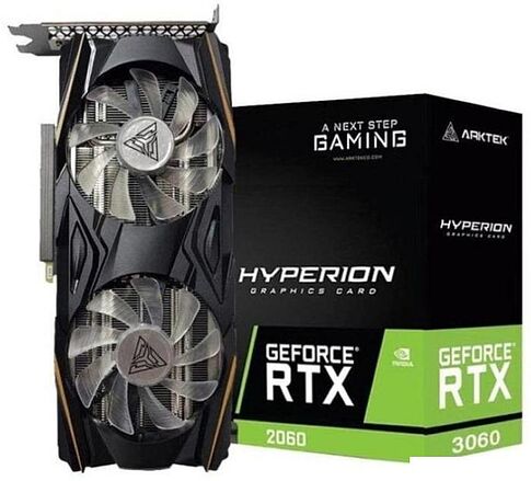 Видеокарта Arktek GeForce RTX 3060 Miracle 12GB GDDR6 AKN3060D6S12GH1LED