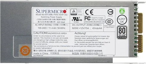 Блок питания Supermicro PWS-920P-SQ