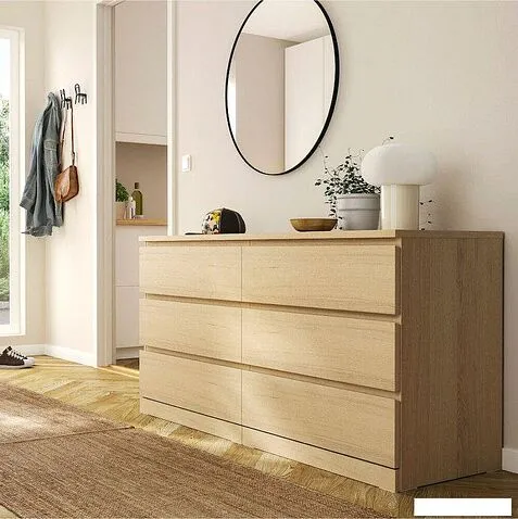 Комод Mio Tesoro Варма 6D (дуб беленый)