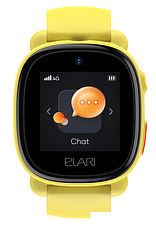 Детские умные часы Elari KidPhone 4G Lite (желтый)