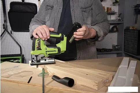 Электролобзик Greenworks GD24JS 3601407 (без АКБ)