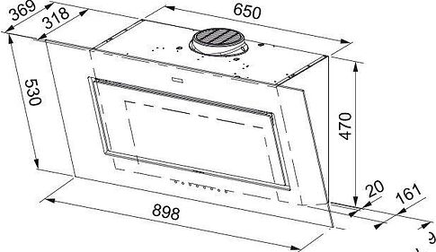 Кухонная вытяжка Franke Mythos FMY PER PRO BK F90 330.0682.354