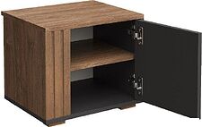 Тумба КМК Мебель П Каен КМК 0991.31 (антрацит/дуб стирлинг/дуб артизан трюфель MDP 66)