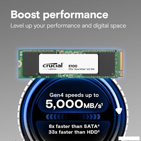 SSD Crucial E100 480GB CT480E100SSD8