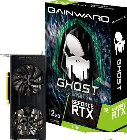 Видеокарта Gainward GeForce RTX 3060 Ghost 12GB GDDR6 NE63060019K9-190AU