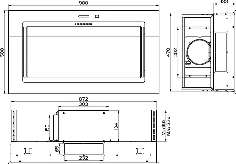 Кухонная вытяжка Faber C-Air KL A90 350.0615.705