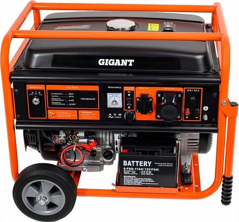Бензиновый генератор Gigant GGL-6500E