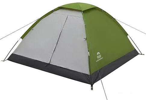 Треккинговая палатка Jungle Camp Lite Dome 4 (зеленый/серый)