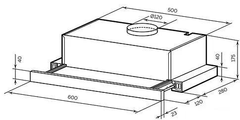 Кухонная вытяжка LEX Honver 2M 600 (белый)