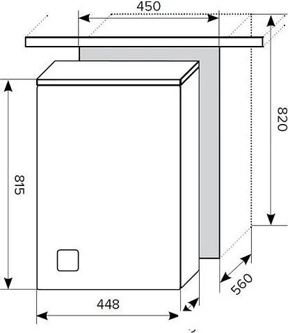 Встраиваемая посудомоечная машина Akpo ZMA 45 Series 8 Autoopen