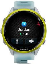 Умные часы Garmin Forerunner 570 47 мм (серебристый/желтый)